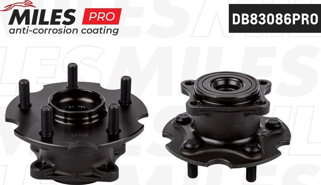 Ступица с подшипником TOYOTA RAV4 III-IV/LEXUS NX200/300 05- зад. AWD(с покрытием) (Miles). Артикул DB83086PRO