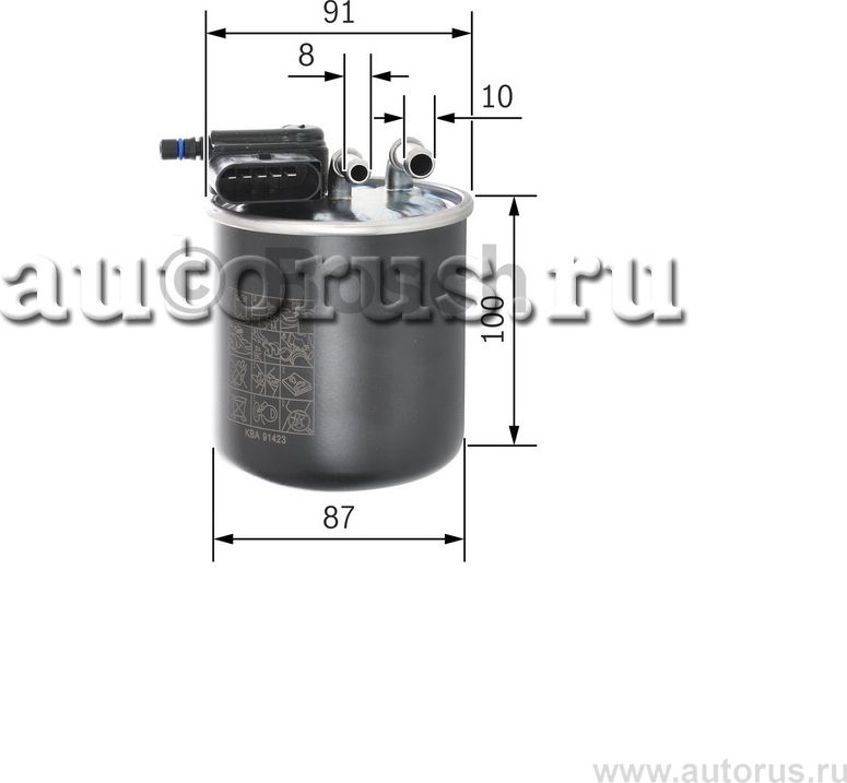 Фильтр топливный (Bosch). Артикул F026402837