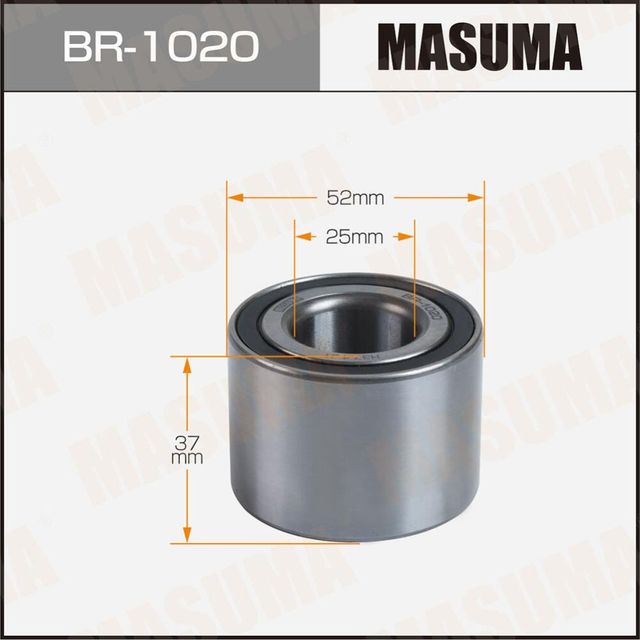 Подшипник ступичный MASUMA, NISSAN MARCH / AK12 front Masuma. Артикул BR1020