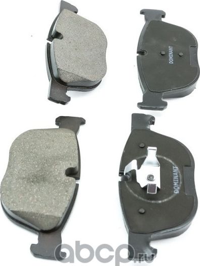Колодки тормозные дисковые, комплект (ceramic material) (Dominant). Артикул BW340116852253S