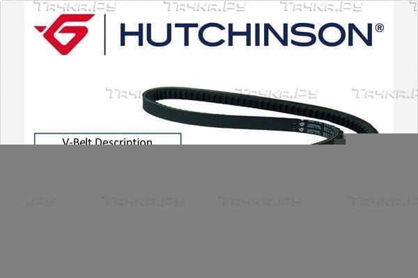 Приводной ремень клиновой Hutchinson для Fiat Tempra 1990-1996. Артикул AV 10 La 650