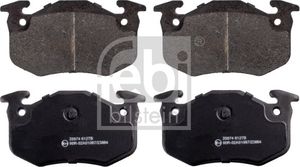 Тормозные колодки Febi Bilstein задние для Citroen Saxo 1996-2004. Артикул 16189