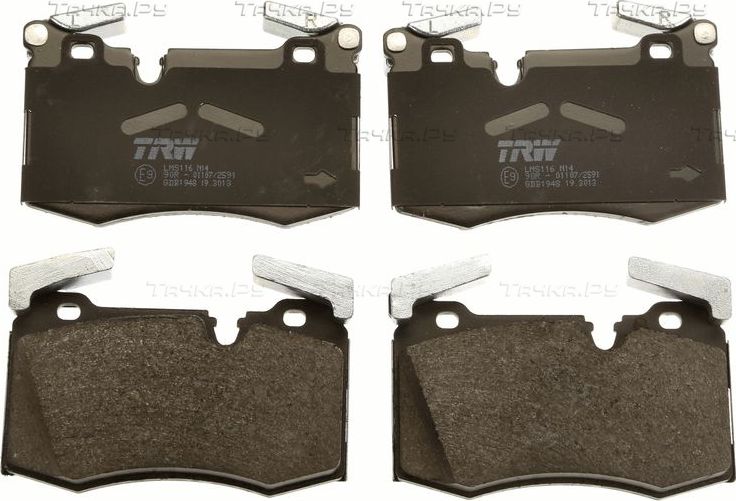 Тормозные колодки TRW COTEC. Артикул GDB1948