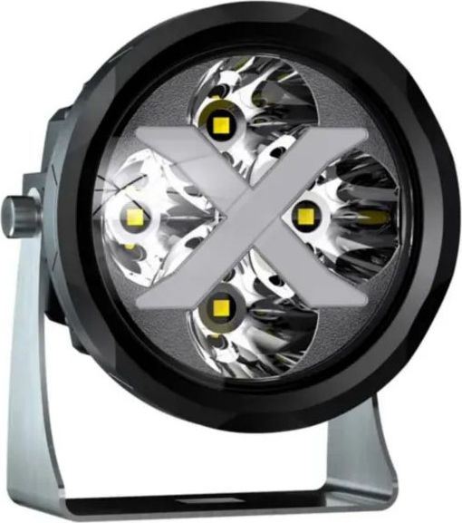 Светодиодная фара рабочего света Aurora 102 мм 40W c RGB подсветкой (комплект 2 шт). Артикул ALO-R4T3-EQ