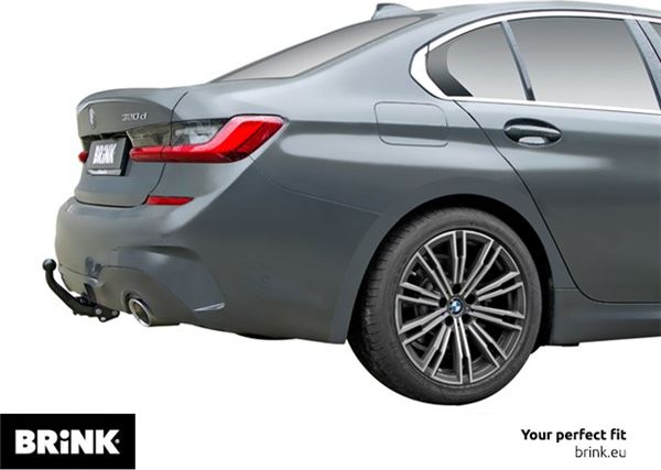 Фаркоп Brink (Thule) тип A для BMW 3 G20 2019-2026. Условно съемный шар (на двух болтах).. Артикул 667800