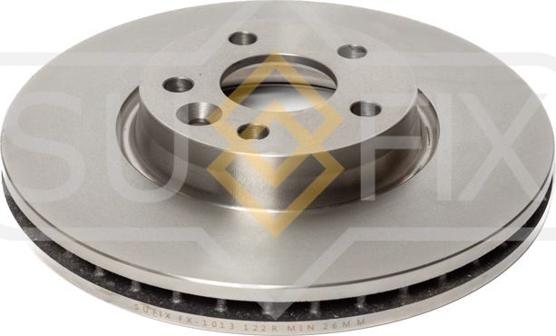 Диск тормозной передний правый/левый FORD GALAXY II/FORD MONDEO IV (Sufix). Артикул FX1013