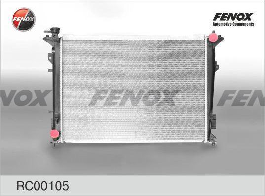 Радиатор охлаждения двигателя Fenox. Артикул RC00105