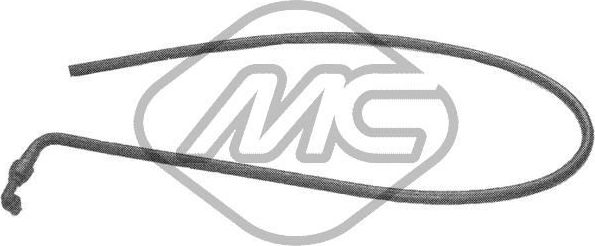 Патрубок радиатора (системы охлаждения) Metalcaucho. Артикул 08548