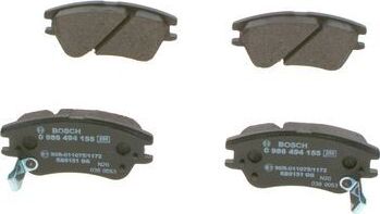 Тормозные колодки Bosch. Артикул 0 986 494 155