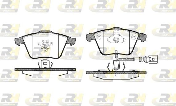 Тормозные колодки RoadHouse передние для Audi A4 III (B7) 2005-2009. Артикул 2964.32