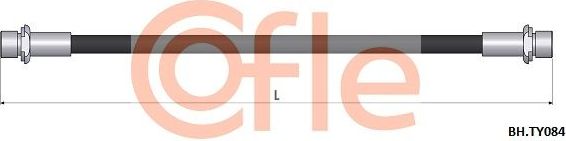 Тормозной шланг Cofle. Артикул 92.BH.TY084