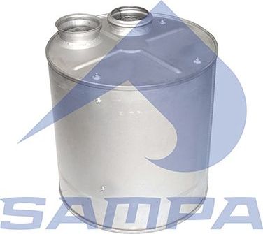 Глушитель (задняя часть) Sampa для DAF CF 75 2001-2013. Артикул 051.009