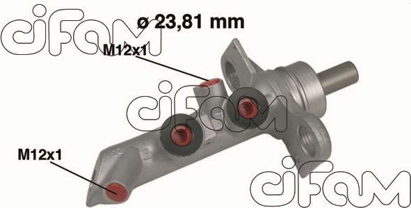 Тормозной цилиндр главный Cifam (алюминий) для Renault Megane II 2002-2010. Артикул 202-485