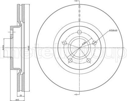 Тормозной диск Trusting. Артикул DF986