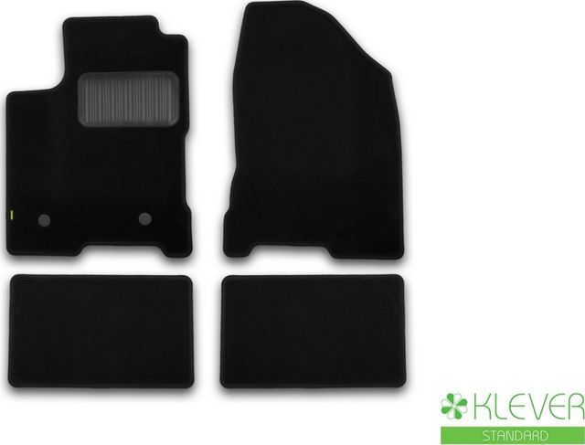Коврики Klever Standard для салона Lada Vesta седан 2015-2026. Артикул KVR02523301210kh
