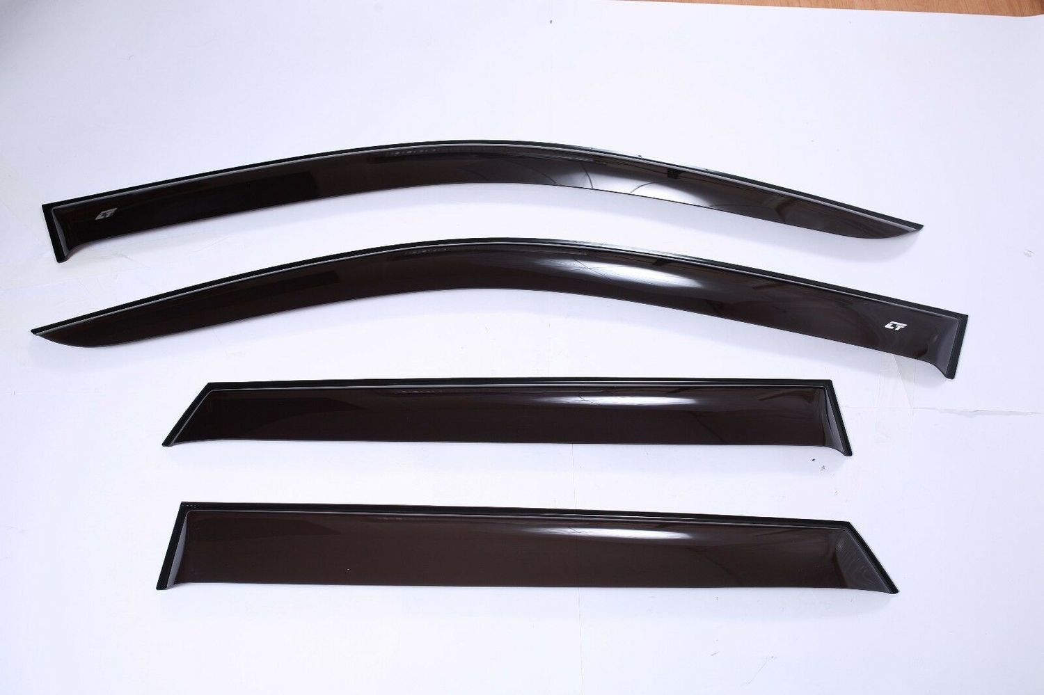 Дефлекторы Cobra Tuning для окон Audi A6 C8 седан 2018-2026 широкие. Артикул AE14718