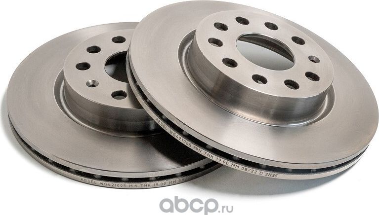 Диск тормозной передний (Absel). Артикул WG421005