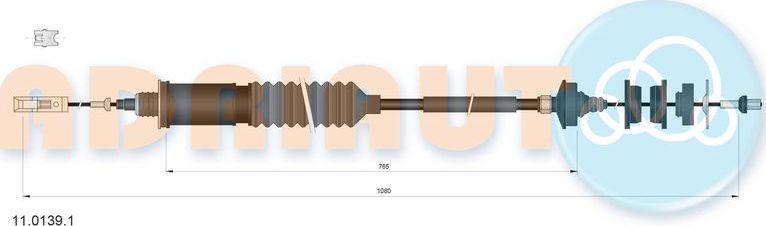 Трос сцепления Adriauto. Артикул 11.0139.1