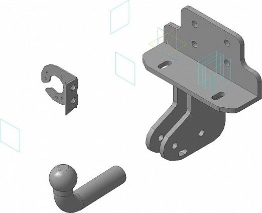 Фаркоп Трейлер для Toyota Land Cruiser 200 2007-2021. Артикул 7821