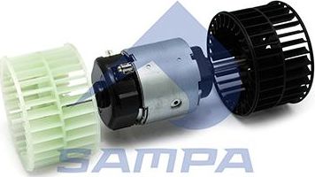 Вентилятор, мотор печки (отопителя) салона Sampa для MAN M2000 1995-2005. Артикул 033.435
