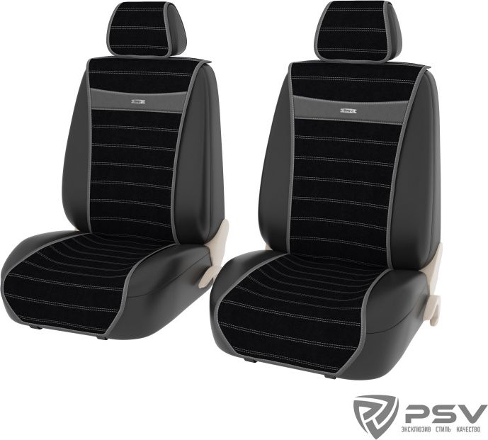 Накидки универсальные PSV Climb FRONT на сидения, цвет Черный. Артикул 129094