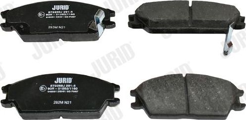 Тормозные колодки Jurid. Артикул 572268J