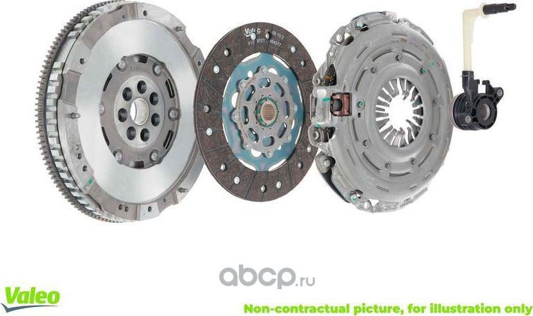 4-х компонентный комплект сцепления (Valeo). Артикул 837394
