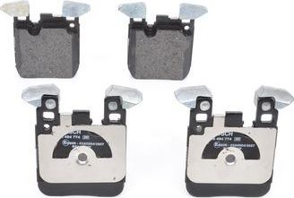 Тормозные колодки Bosch (Low-Metallic) задние для BMW 2 F22 2015-2018. Артикул 0 986 494 774