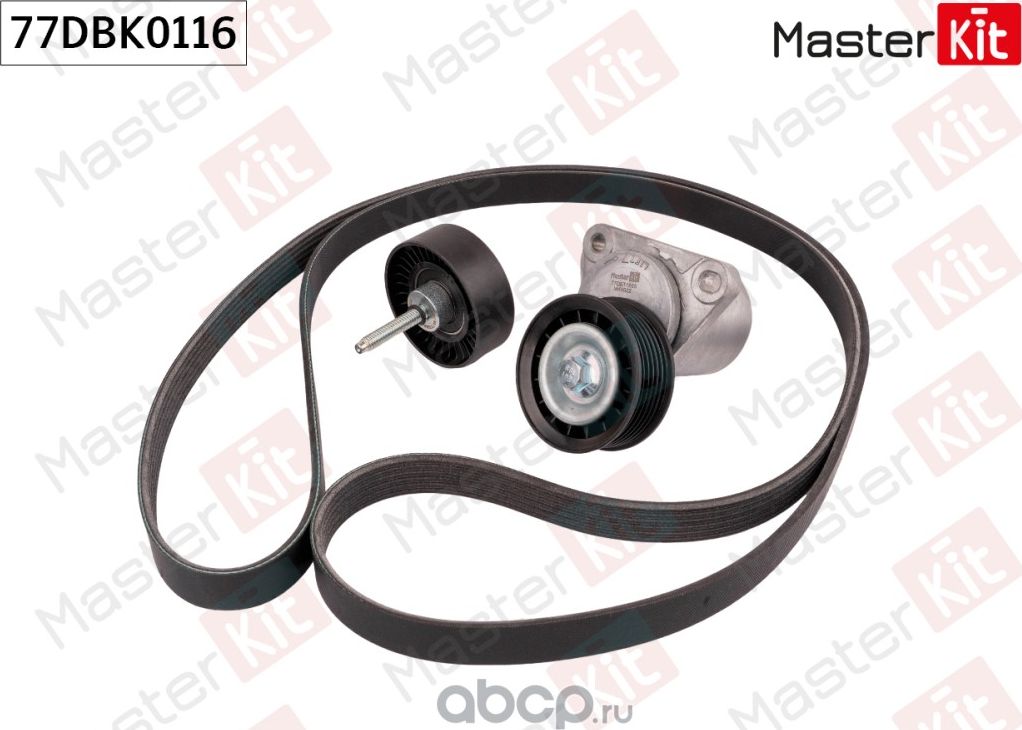 Комплект ремня приводного FORD S-MAX (WS) 2006 - 2014 (Master KIT). Артикул 77DBK0116