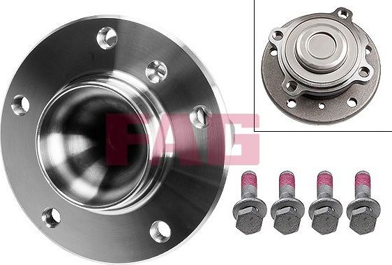 Ступица колеса с интегрированным подшипником Fag передняя для BMW 1 I (E82/E88) 2007-2013. Артикул 713 6493 80