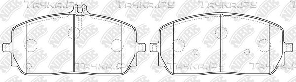 Тормозные колодки NiBK. Артикул PN0763