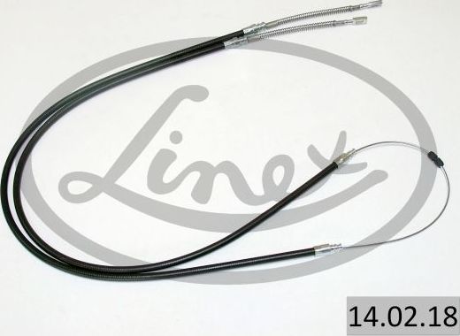 Трос ручника (тросик ручного тормоза) Linex задний для IVECO Daily II 1989-1999. Артикул 14.02.18