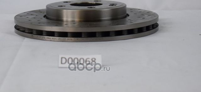 ТОРМОЗНОЙ ДИСК ПЕРЕДНИЙ D295 MERCEDES-BENZ W176 1 (Schnieder). Артикул D00068