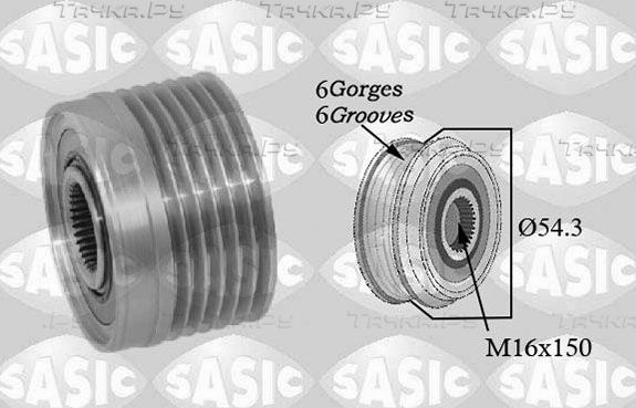 Шкив генератора Sasic для Peugeot 306 1999-2002. Артикул 1676031