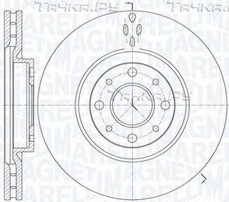 Тормозной диск Magneti Marelli. Артикул 361302040246