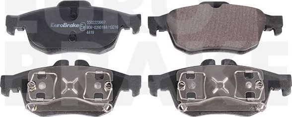 Тормозные колодки Eurobrake. Артикул 5502223967