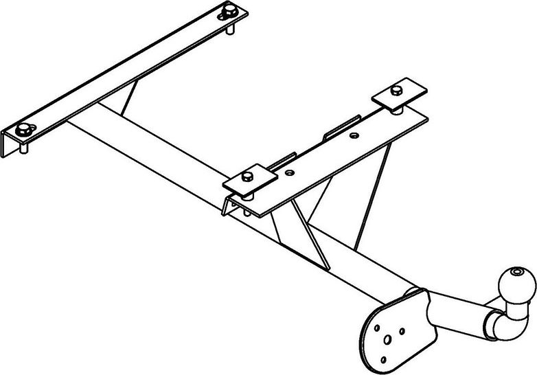 Фаркоп AvtoS для ВАЗ 2114 2001-2013. Артикул VAZ-13
