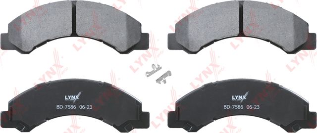 Тормозные колодки LYNXauto передние для Isuzu Elf (N-Series) V (NKR8_, NKQ8_) 2003-2007. Артикул BD-7586