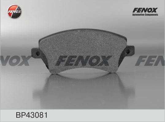 Тормозные колодки Fenox. Артикул BP43081