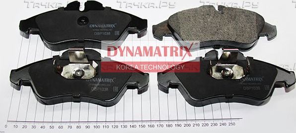 Тормозные колодки Dynamatrix. Артикул DBP1038