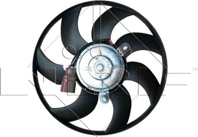 Вентилятор радиатора двигателя NRF правый для Audi A1 I (8X) 2011-2015. Артикул 47395