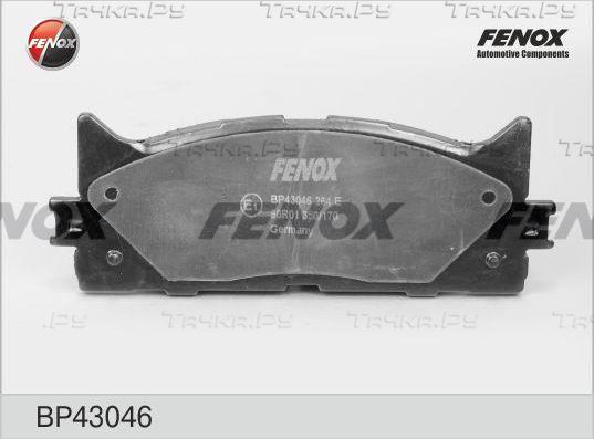 Тормозные колодки Fenox передние для Lexus ES VI 2012-2018. Артикул BP43046