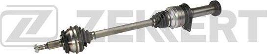 Полуось (привод в сборе, приводной вал) Zekkert. Артикул AW-4838