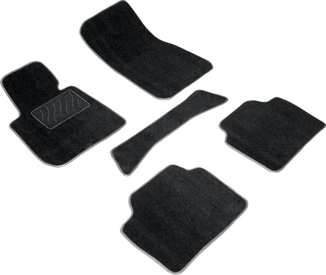 Коврики текстильные Seintex на нескользящей основе для салона BMW 3 F30 2012-2019. Артикул 85218