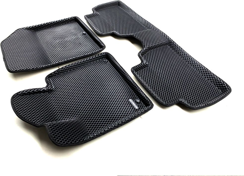 Коврики Euromat 3D EVA для салона Hyundai Santa Fe IV 2018-2023. Артикул EM3DEVA-002704