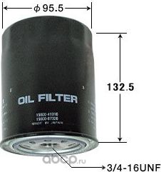 C-101 ФИЛЬТР МАСЛЯНЫЙL,2L,3L,B,2B,3B,11B,13B,1FZFE,5VEU (VIC). Артикул C101