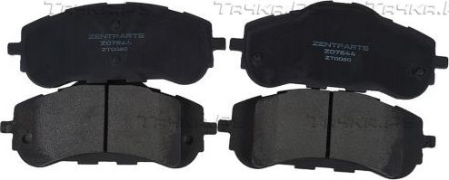 Тормозные колодки Zentparts. Артикул Z07644