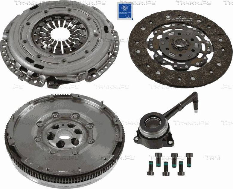Сцепление (комплект) SACHS ZMS Modul XTend plus CSC для Skoda Yeti I 2009-2017. Артикул 2290 601 138