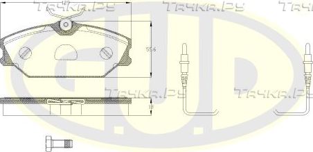 Тормозные колодки G.U.D.. Артикул GBP880139