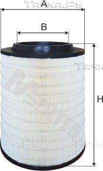 Воздушный фильтр MFilter для MAN Lion's City 2002-2026. Артикул A 801